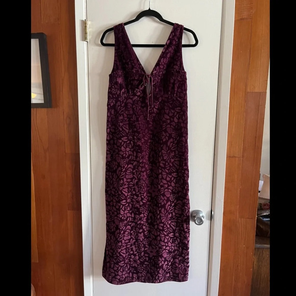 Anthropologie Lounge Slip Midi Dress - Picture 2 of 8